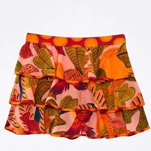 Farm Rio Summer Dream Layered Mini Skirt